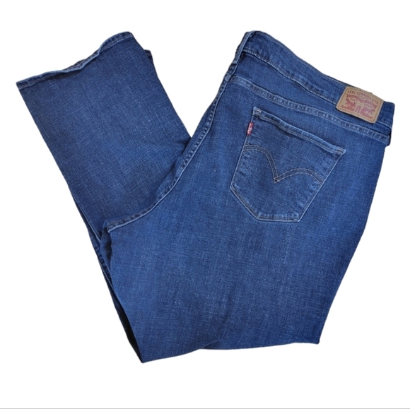 Levi's Classic Straight Leg Denim Jeans Size 22W - Picture 3 of 4